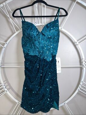 Wear Your Love Mermaid's Muse Mirrored Sequin Mini Dress